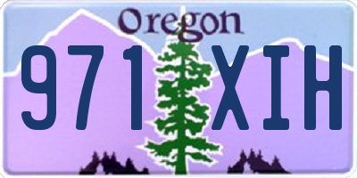 OR license plate 971XIH
