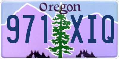 OR license plate 971XIQ