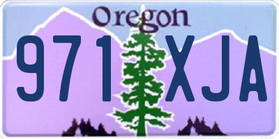 OR license plate 971XJA