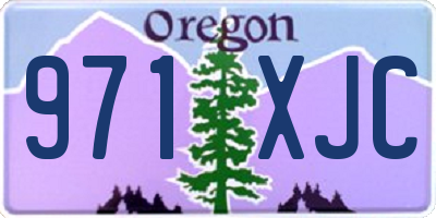 OR license plate 971XJC