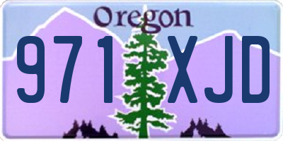 OR license plate 971XJD
