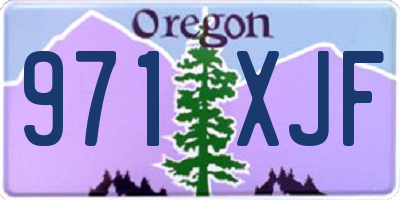 OR license plate 971XJF