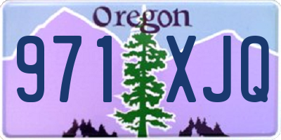 OR license plate 971XJQ