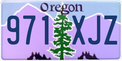 OR license plate 971XJZ