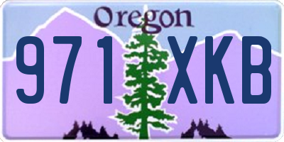 OR license plate 971XKB