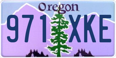 OR license plate 971XKE