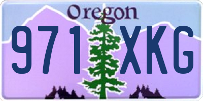 OR license plate 971XKG