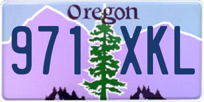 OR license plate 971XKL