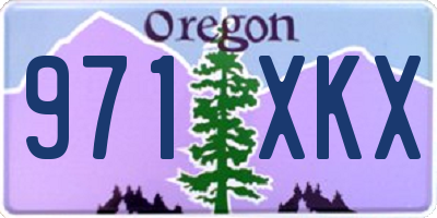 OR license plate 971XKX