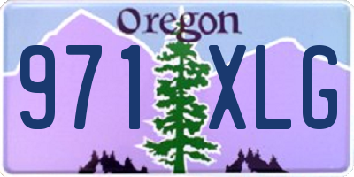 OR license plate 971XLG