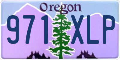 OR license plate 971XLP