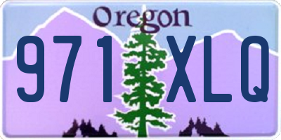 OR license plate 971XLQ