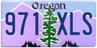 OR license plate 971XLS