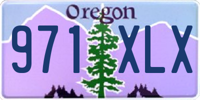 OR license plate 971XLX