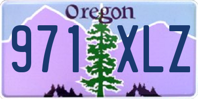 OR license plate 971XLZ
