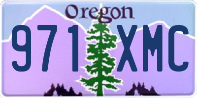 OR license plate 971XMC