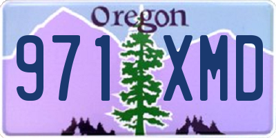 OR license plate 971XMD