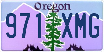 OR license plate 971XMG
