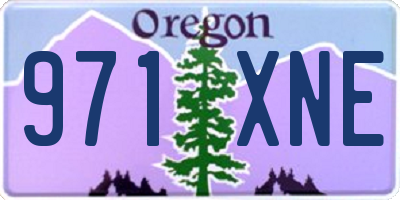OR license plate 971XNE