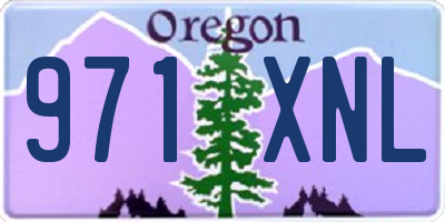 OR license plate 971XNL