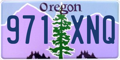 OR license plate 971XNQ