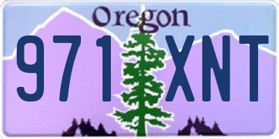 OR license plate 971XNT