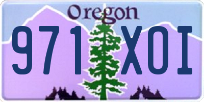 OR license plate 971XOI
