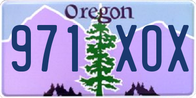 OR license plate 971XOX