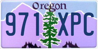 OR license plate 971XPC