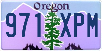 OR license plate 971XPM