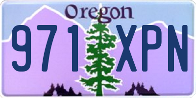 OR license plate 971XPN