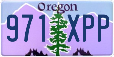OR license plate 971XPP