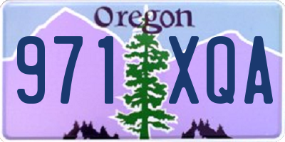OR license plate 971XQA