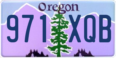 OR license plate 971XQB