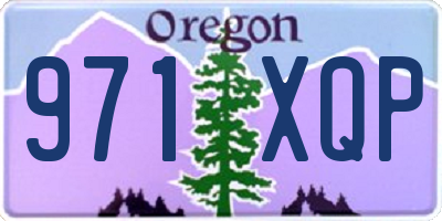 OR license plate 971XQP