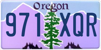 OR license plate 971XQR