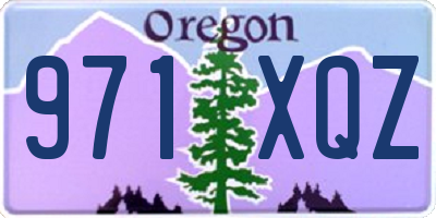 OR license plate 971XQZ