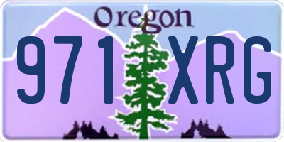 OR license plate 971XRG