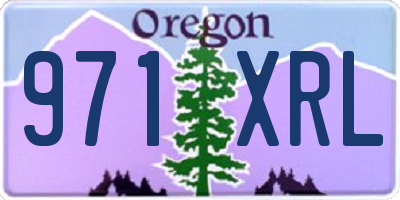 OR license plate 971XRL