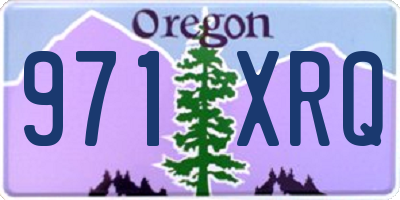 OR license plate 971XRQ