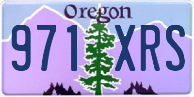 OR license plate 971XRS