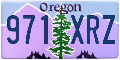 OR license plate 971XRZ