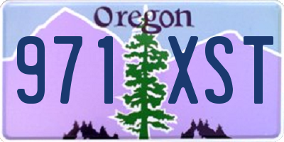 OR license plate 971XST