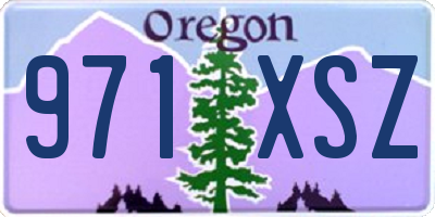 OR license plate 971XSZ