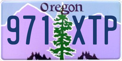 OR license plate 971XTP