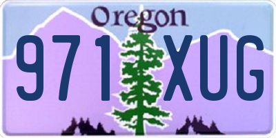 OR license plate 971XUG