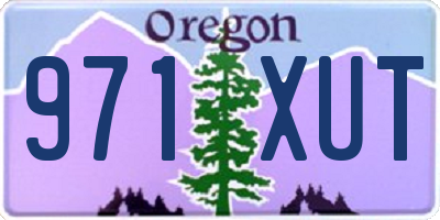 OR license plate 971XUT