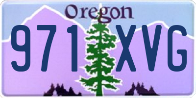 OR license plate 971XVG