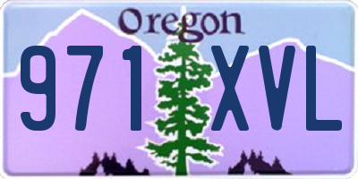 OR license plate 971XVL