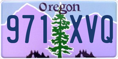 OR license plate 971XVQ